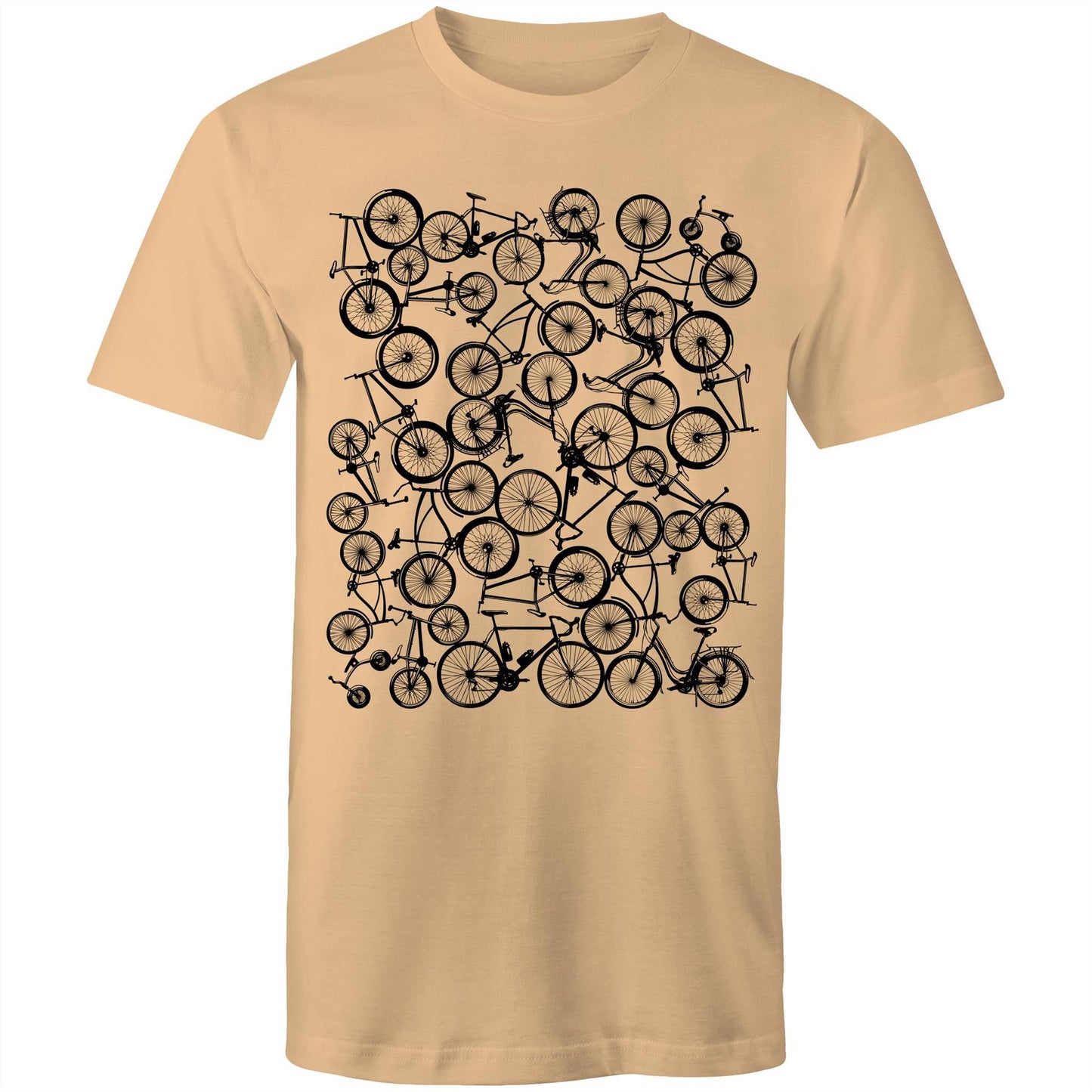 Pile of Bicycles - Men's T-Shirt