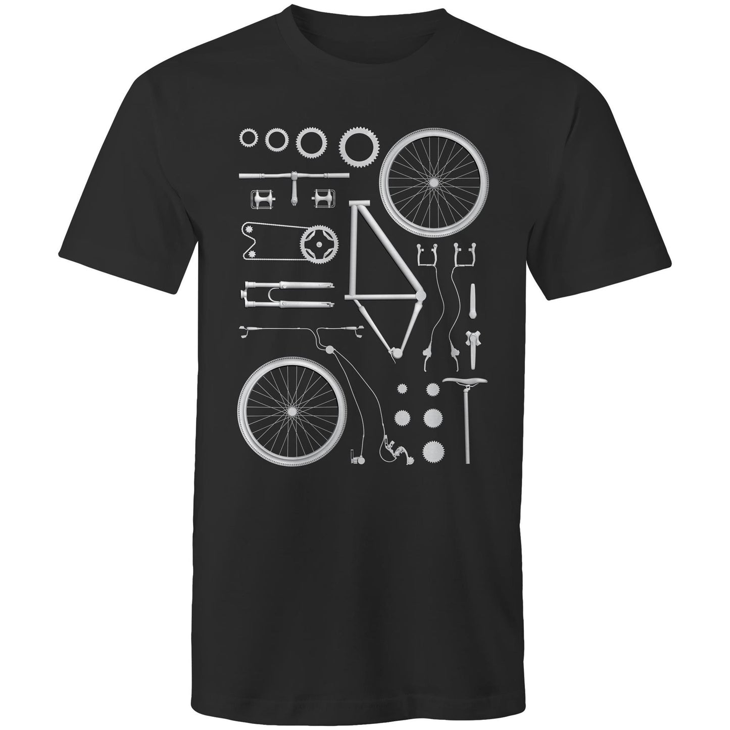 Bike Exploded - Men's T-Shirt