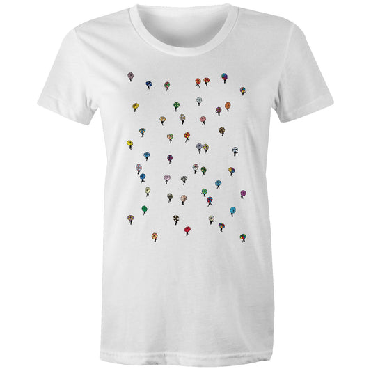 Walking Weather Pattern - Women's T-Shirt