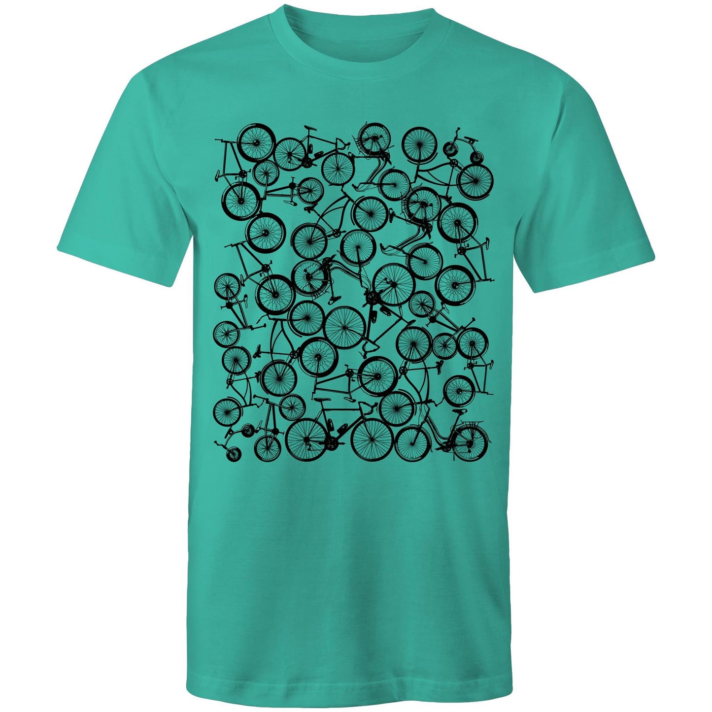 Pile of Bicycles - Men's T-Shirt