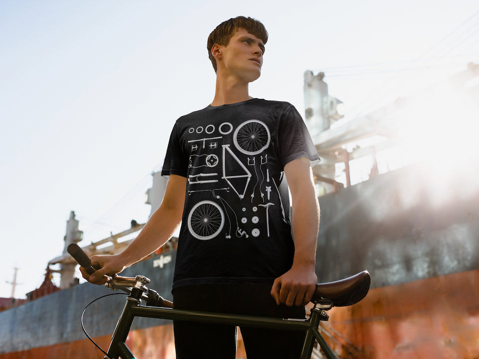 Bike Exploded - Men's T-Shirt