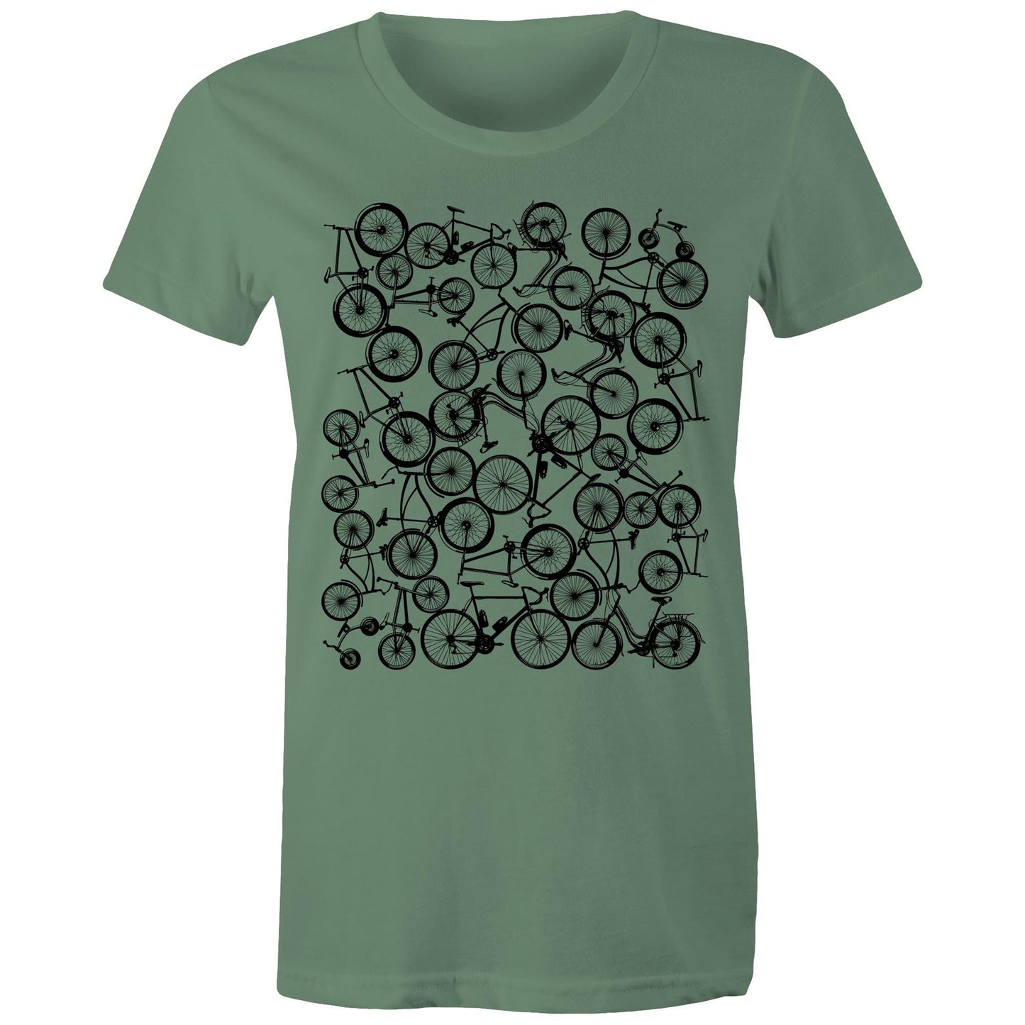 Pile of Bicycles - Women's T-Shirt