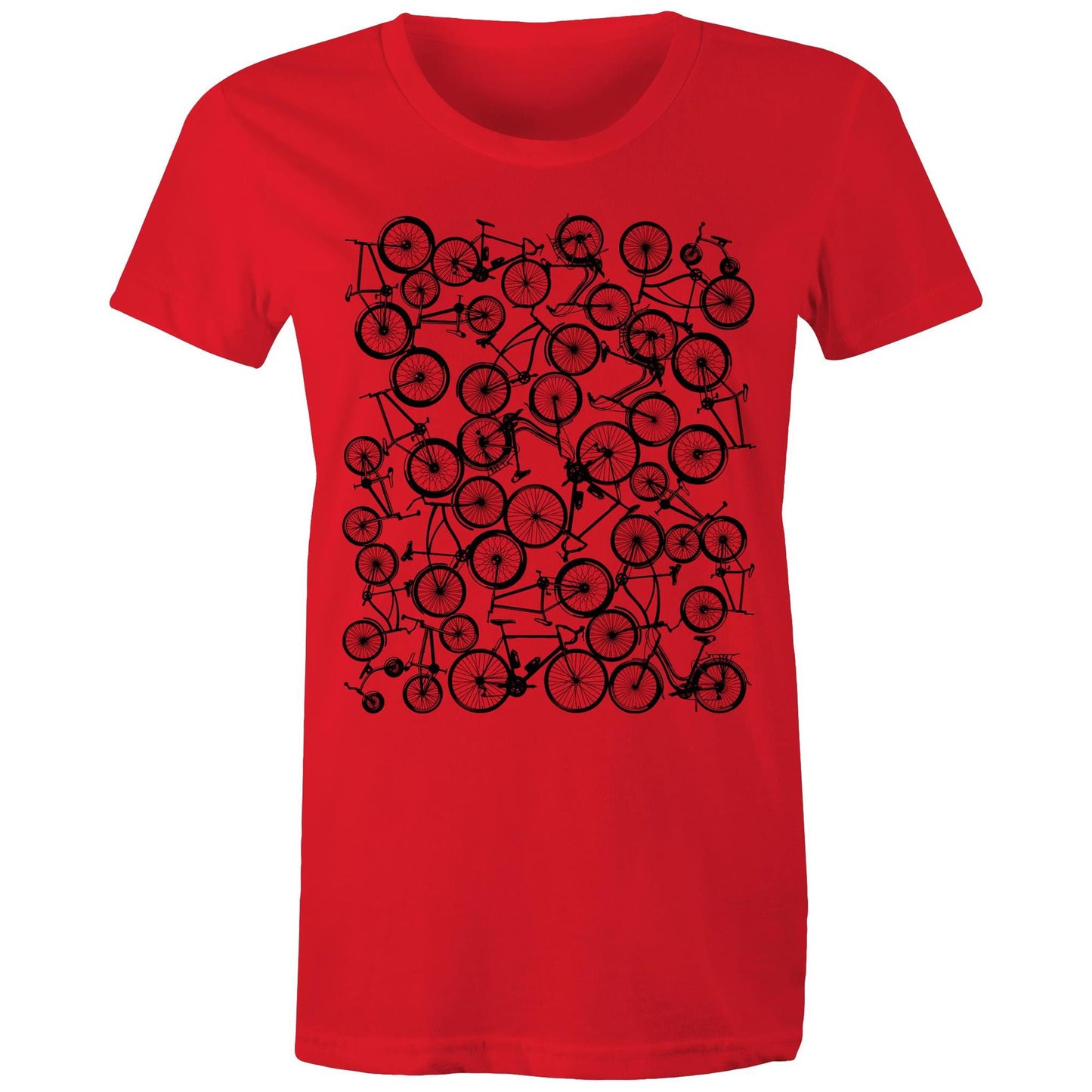 Pile of Bicycles - Women's T-Shirt