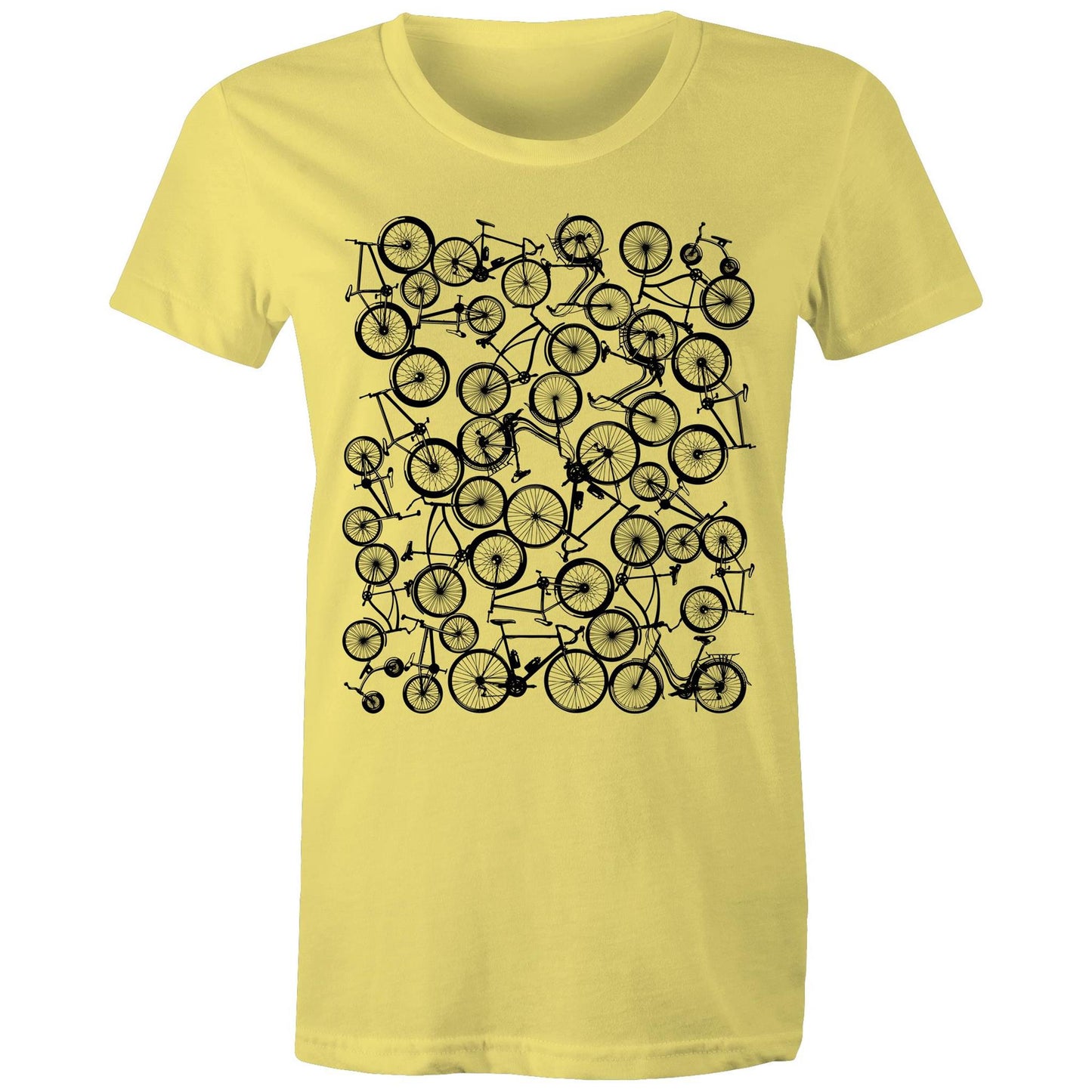 Pile of Bicycles - Women's T-Shirt