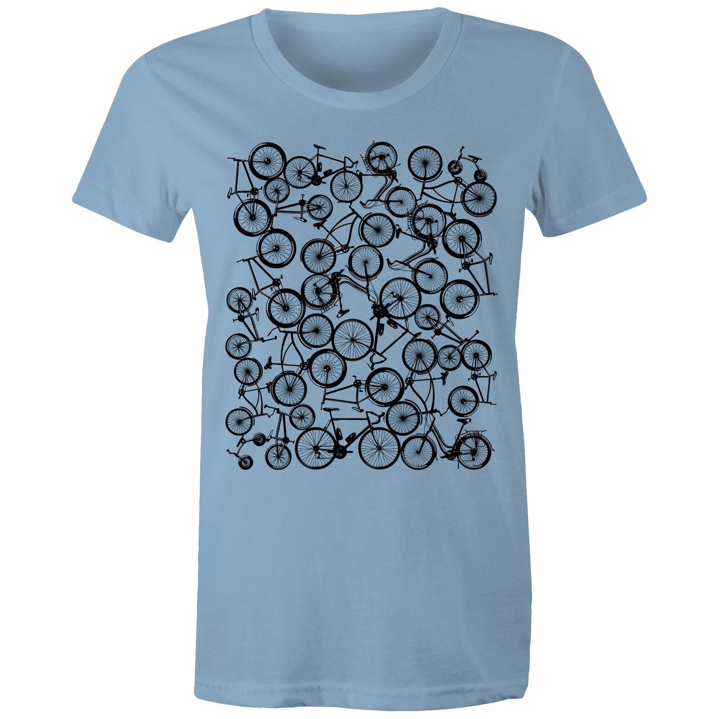 Pile of Bicycles - Women's T-Shirt