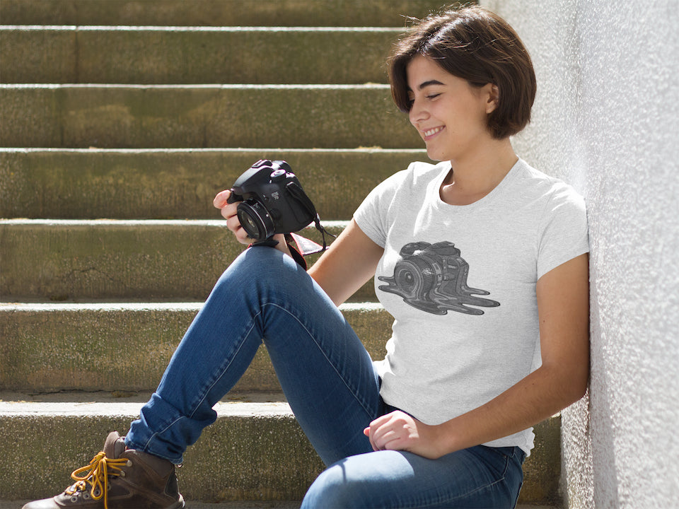 Camera Melt - Women's T-Shirt